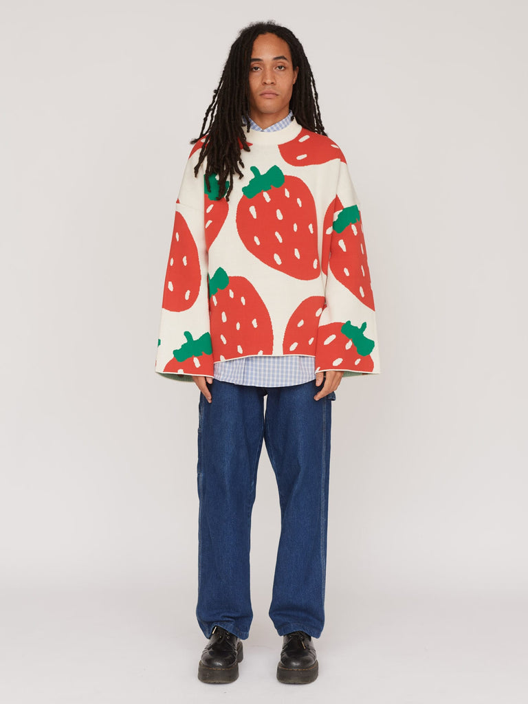 Strawberry Knit Jumper – Lazy Oaf
