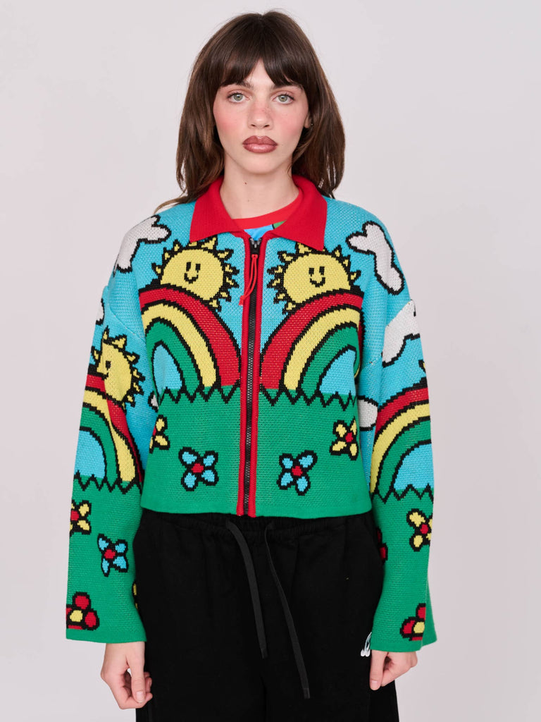 Sunny Days Zip Cardigan – Lazy Oaf