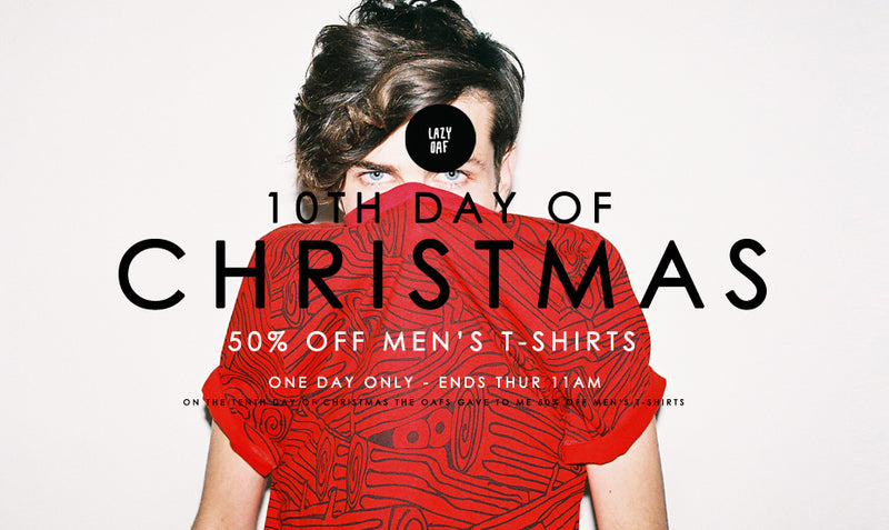 50% Off All Men's T-shirts