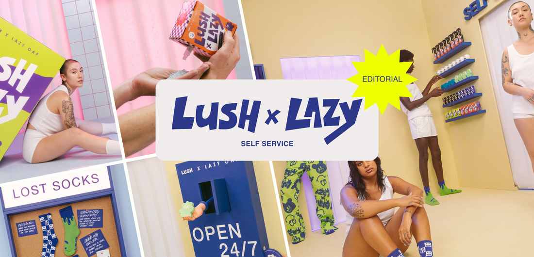 LUSH X LAZY SELF SERVICE: EDITORIAL