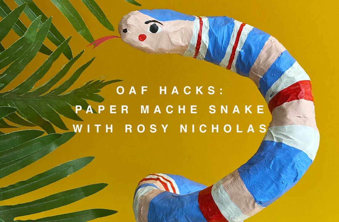 OAF Hacks: Paper Mache Snake