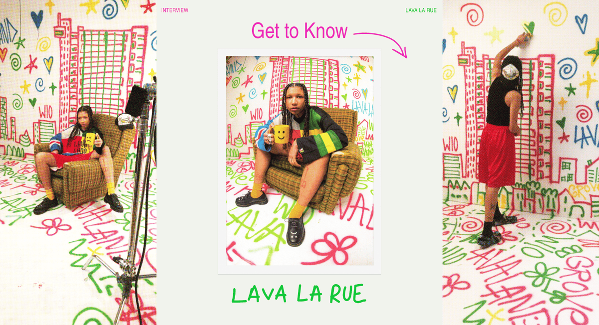 GET TO KNOW LAVA LA RUE