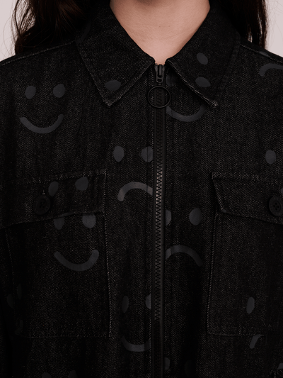 Happy Sad Denim Dress