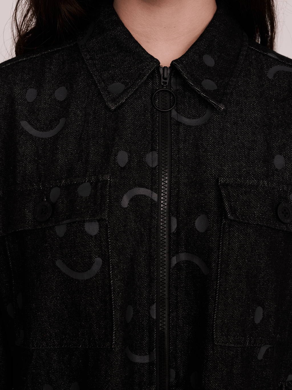 Happy Sad Denim Dress