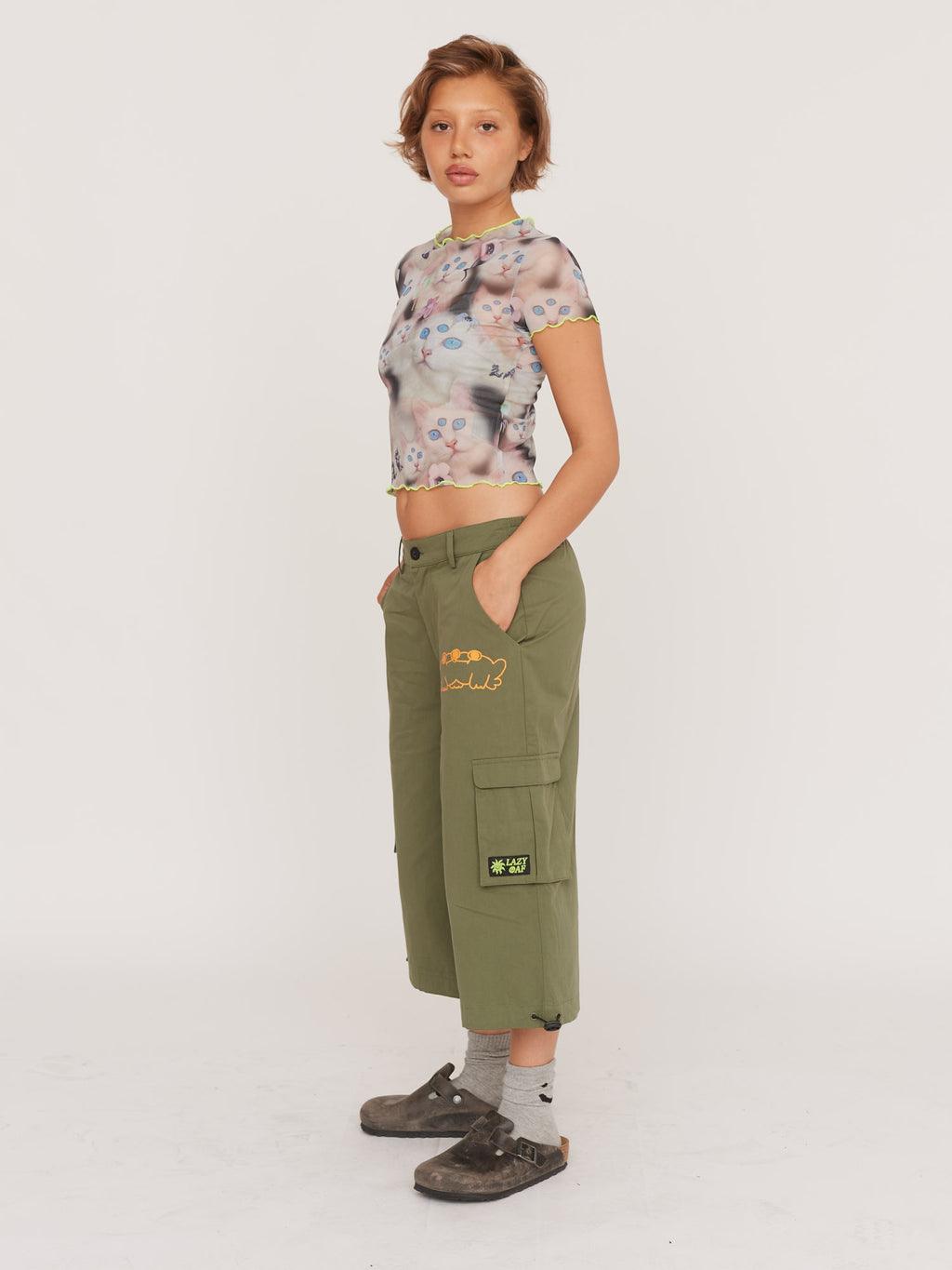 Three Eyed Cat Top – Lazy Oaf