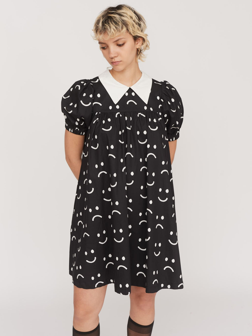 Happy Sad Babydoll Dress Lazy Oaf Happy Sad Babydoll Dress Lazy Oaf