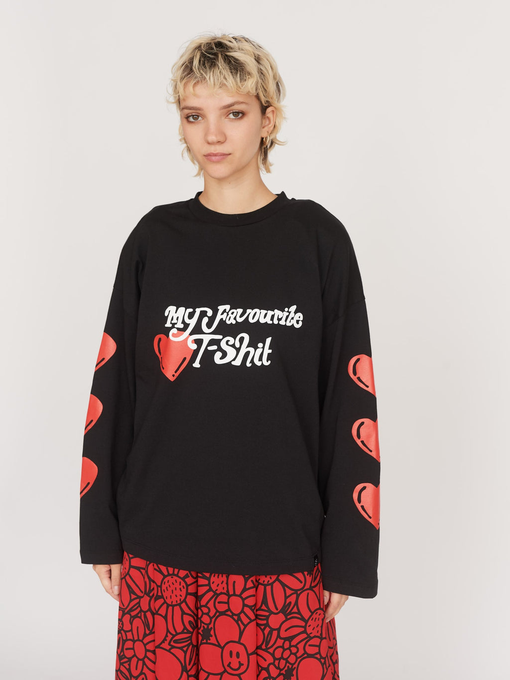 Favourite T-Shit Long Sleeve T-Shirt – Lazy Oaf