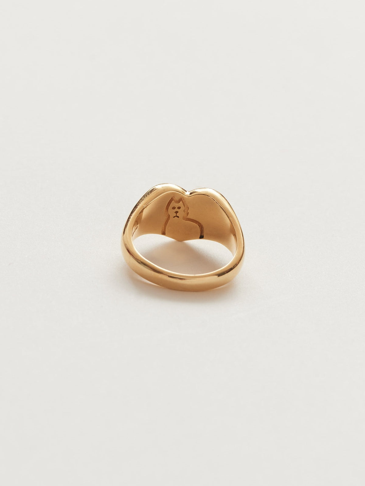 LO x Good Daze My Cat Ring Gold