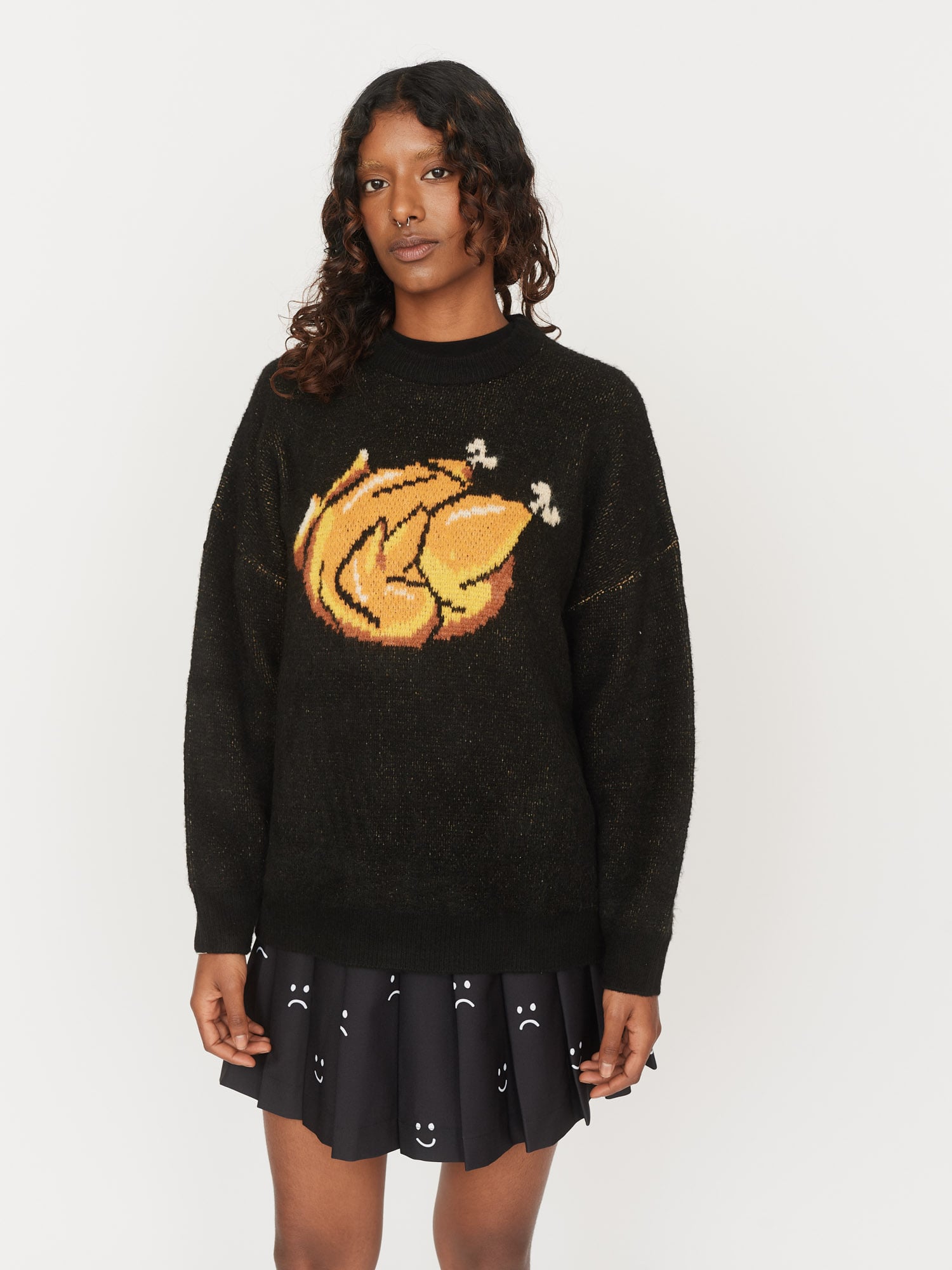 Black Roast Turkey Jumper – Lazy Oaf