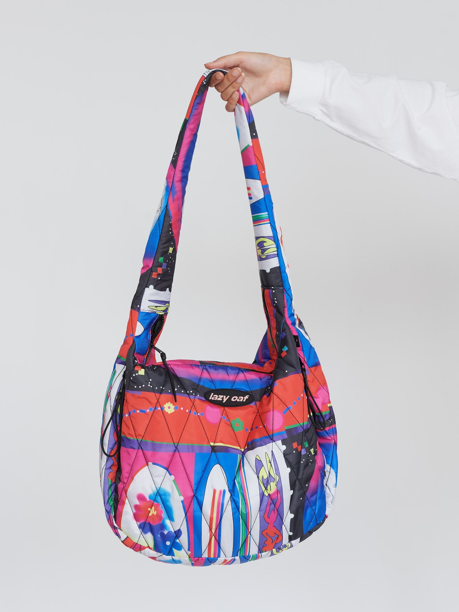 Glitched Quilted Bag – Lazy Oaf
