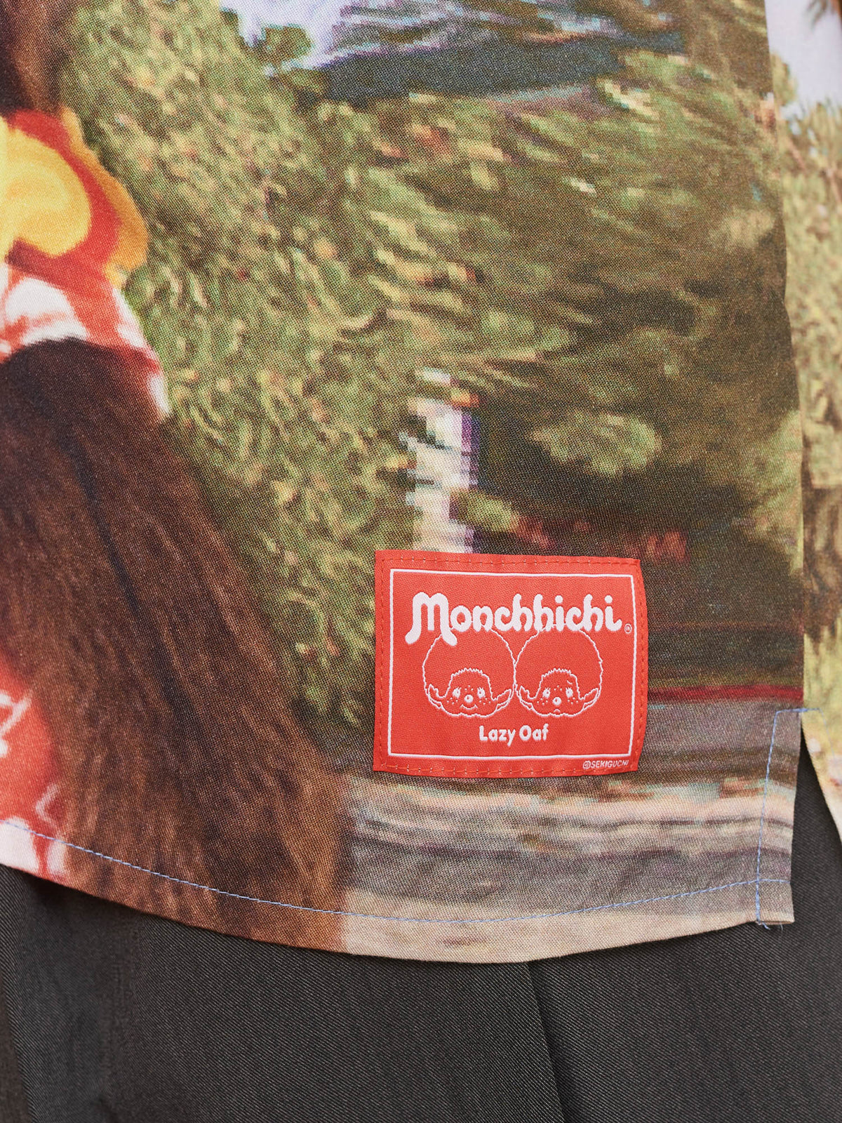 Monchhichi x Lazy Oaf Holiday Bowling Shirt