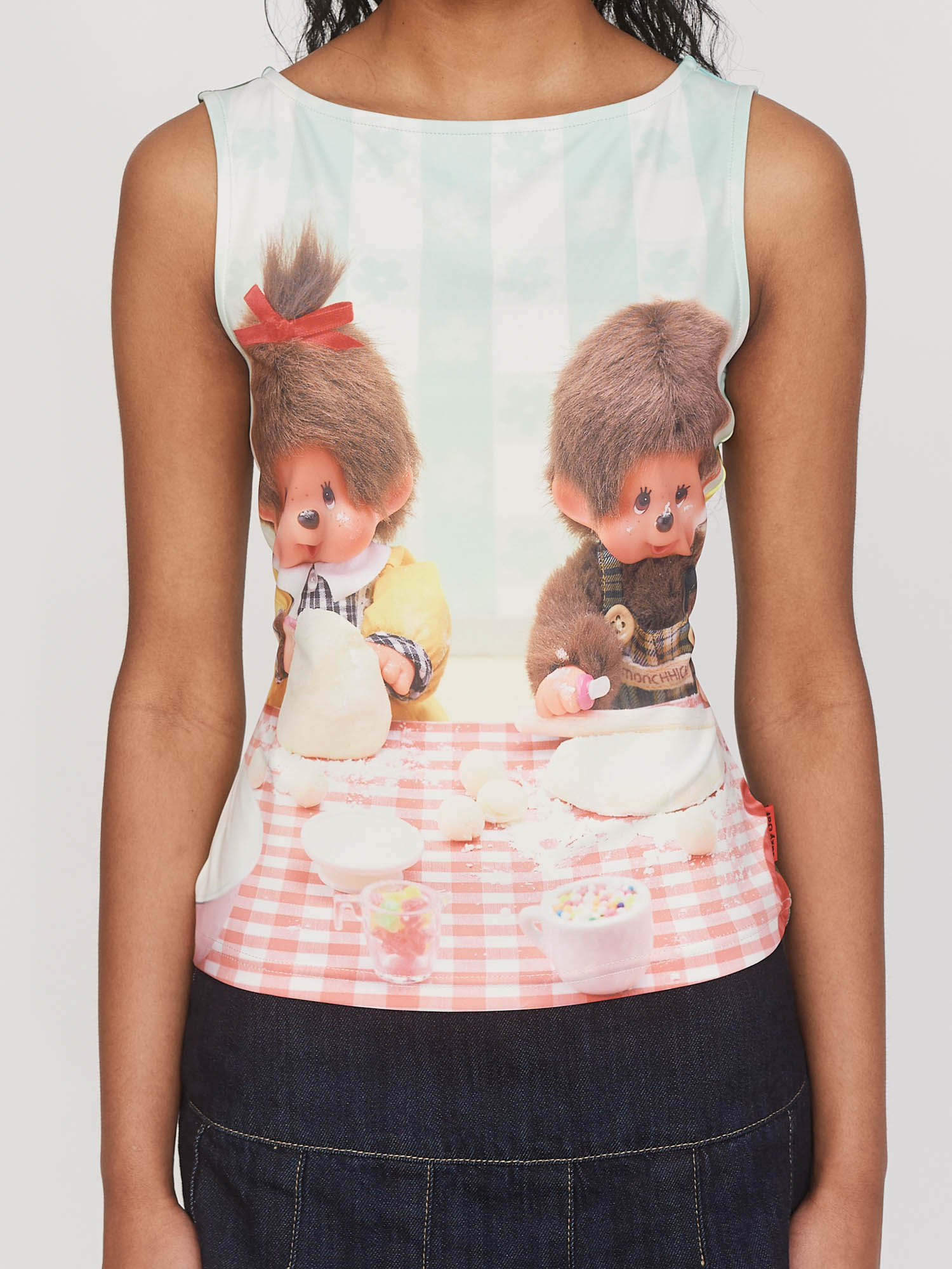 Monchhichi Pizza Party Top – Lazy Oaf