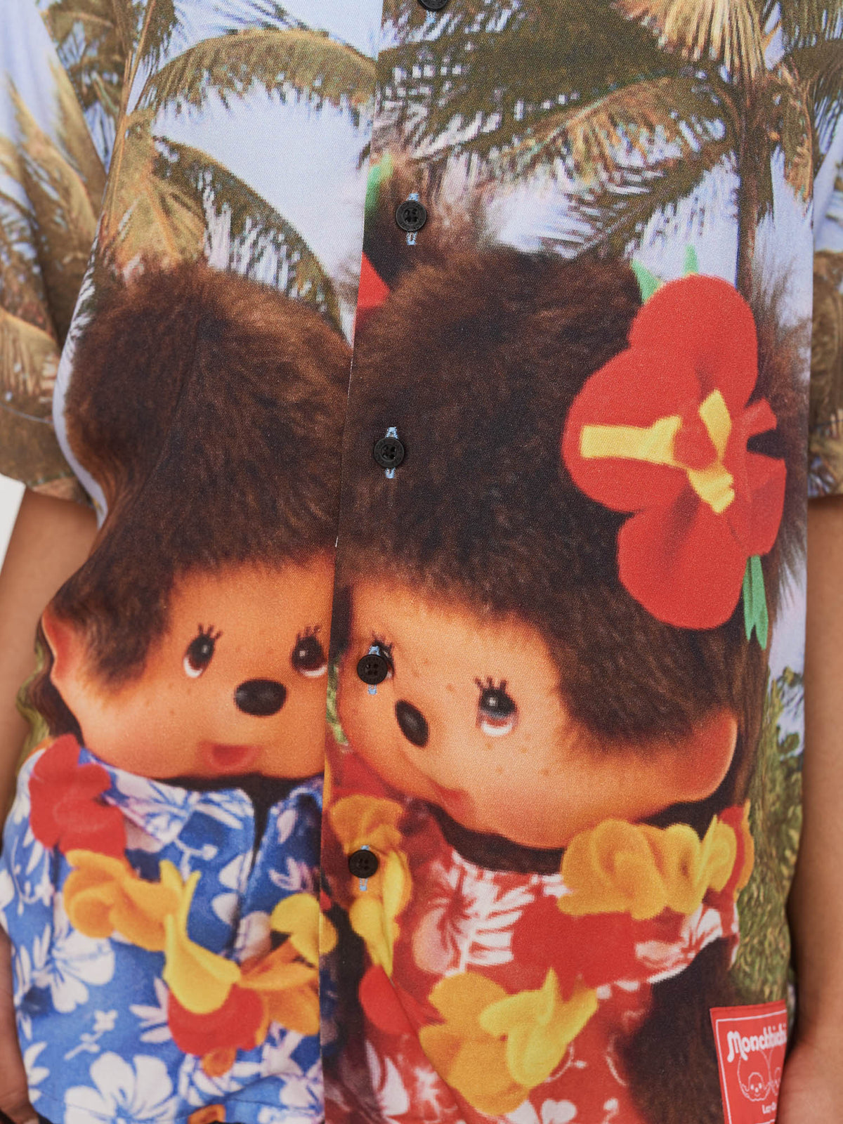 Monchhichi x Lazy Oaf Holiday Bowling Shirt