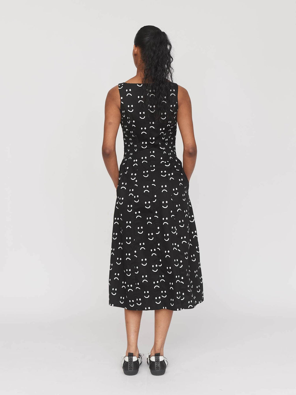 Happy Sad Sleeveless Dress