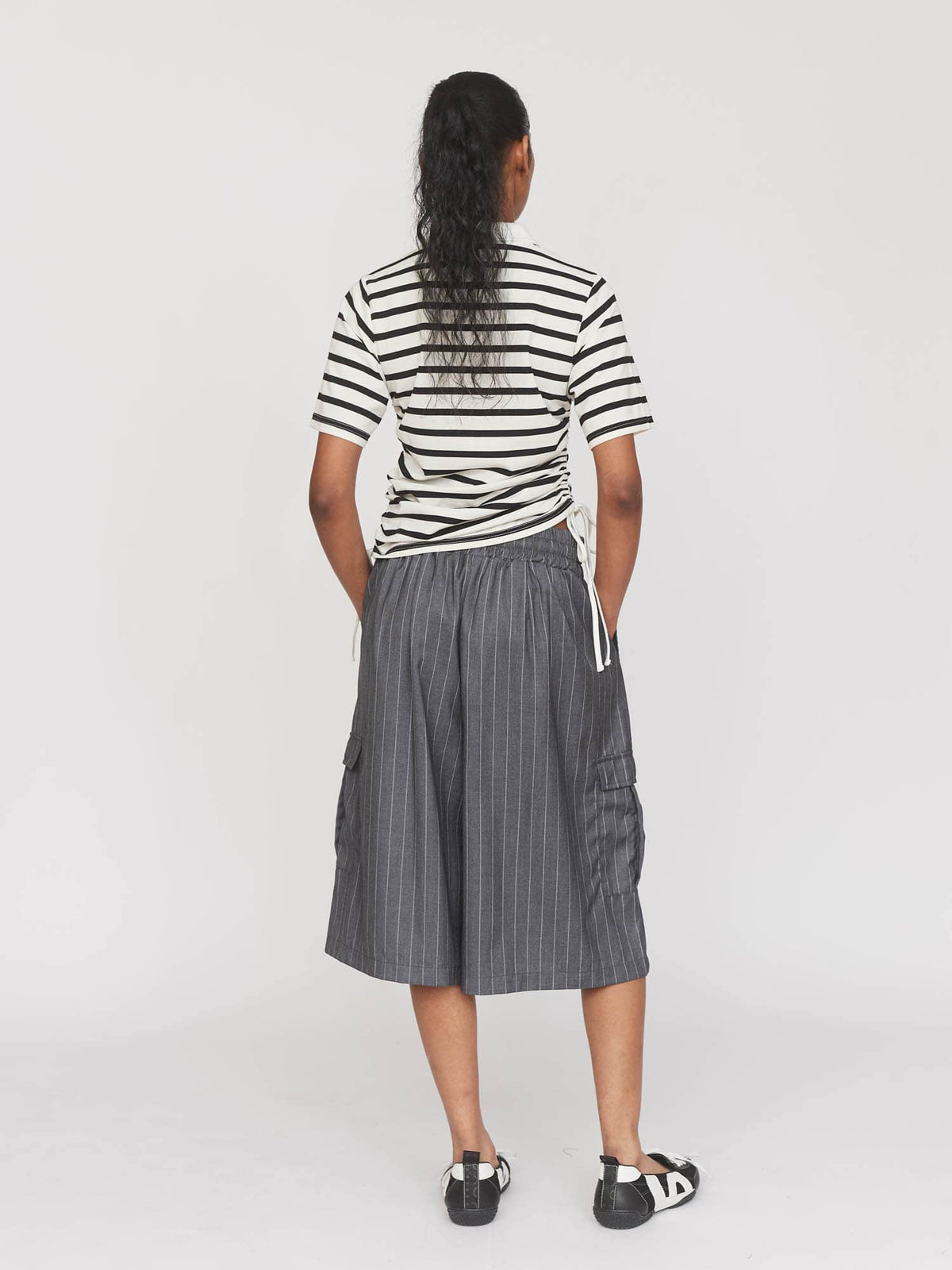 Lazy Rouched Rugby Top