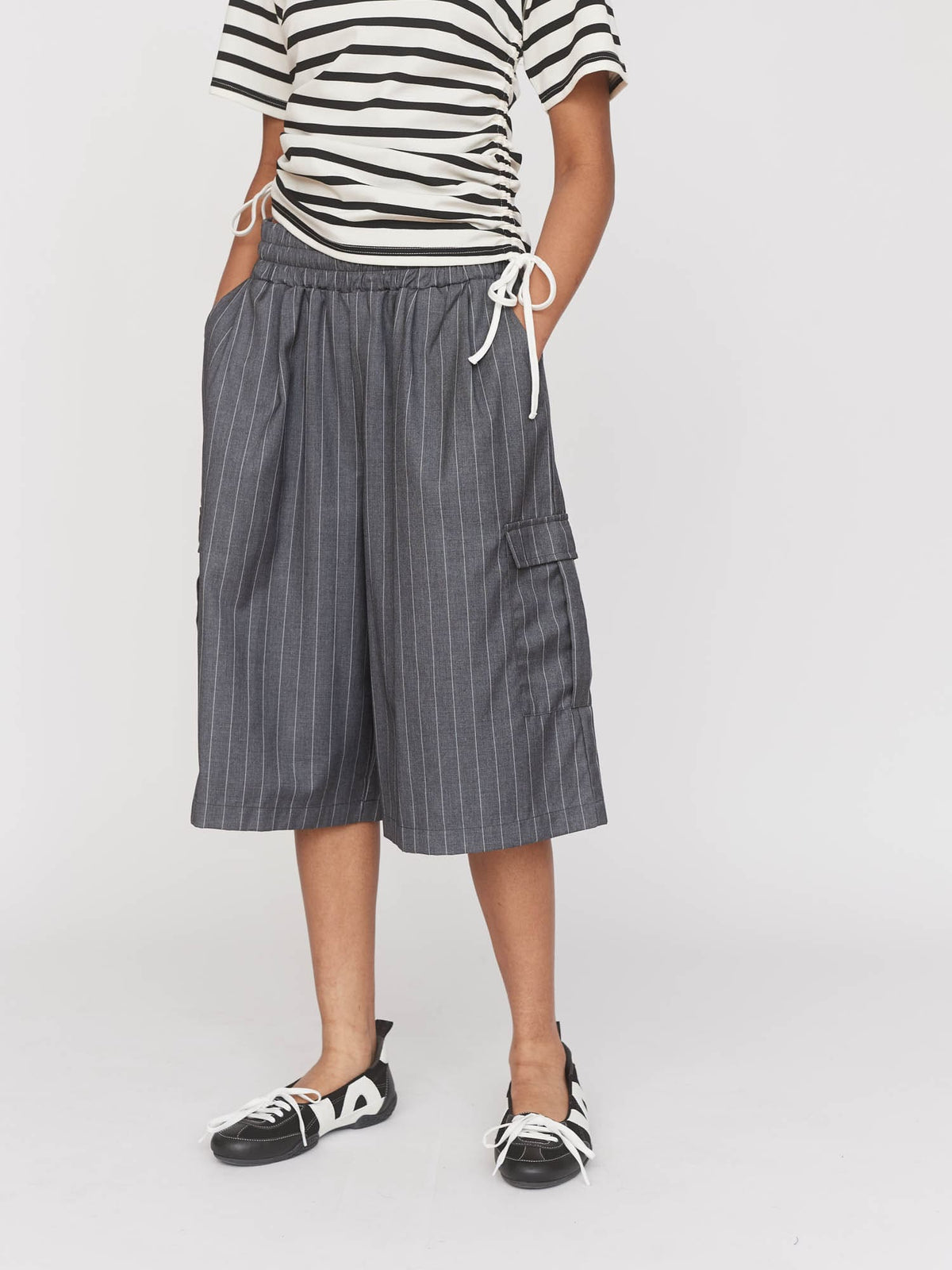 collection-womens-skirts, collection-all-shorts, model:Kerethika wears size S and is 5’ 7”