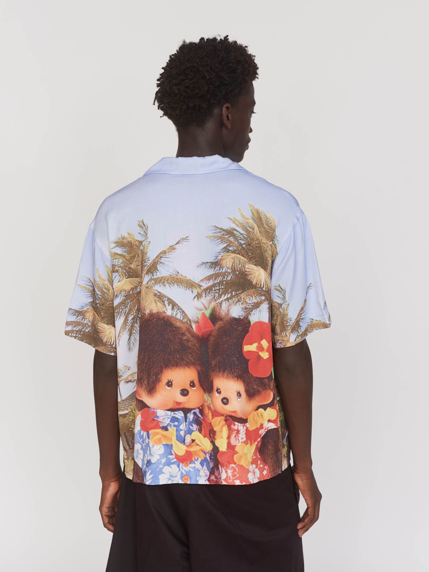 Monchhichi Holiday Bowling Shirt | Lazy Oaf Collaboration