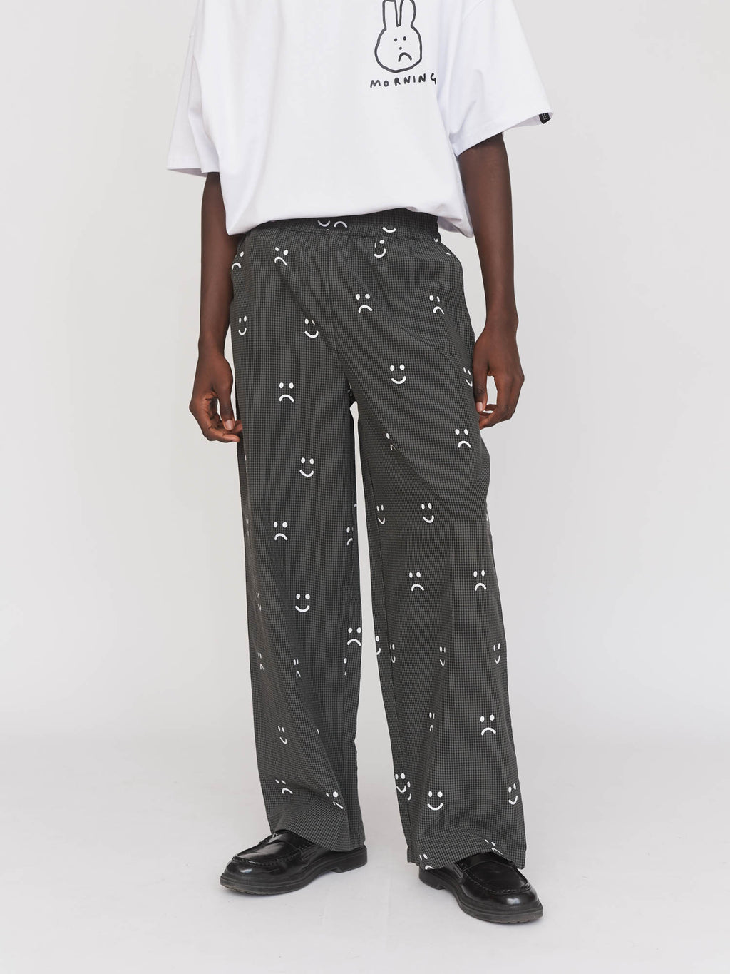 model:Elhadj wears size L and is 6’1”, Collection-men-landing, collection-men-new-in-1, collection-men, collection-mens-trousers, collection-mens-happy-sad, collection-men, 
