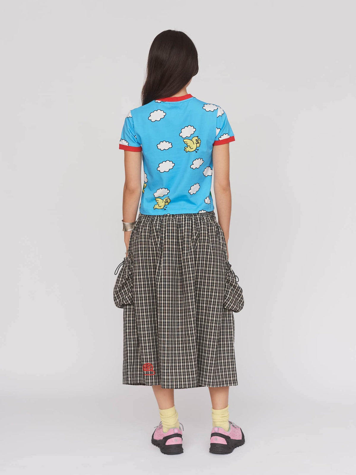 model:Aira wears size S and is 5’9”