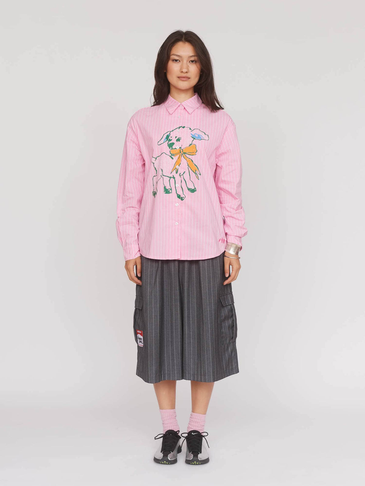 model:Aira wears size S and is 5’9”