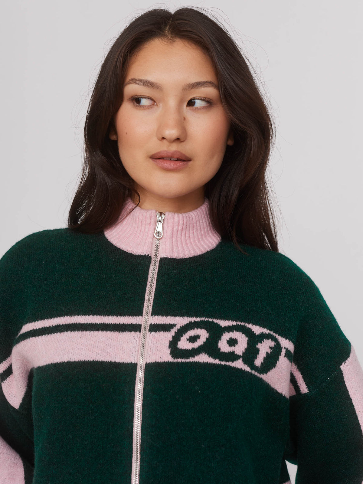 2001 Zip Green Knit
