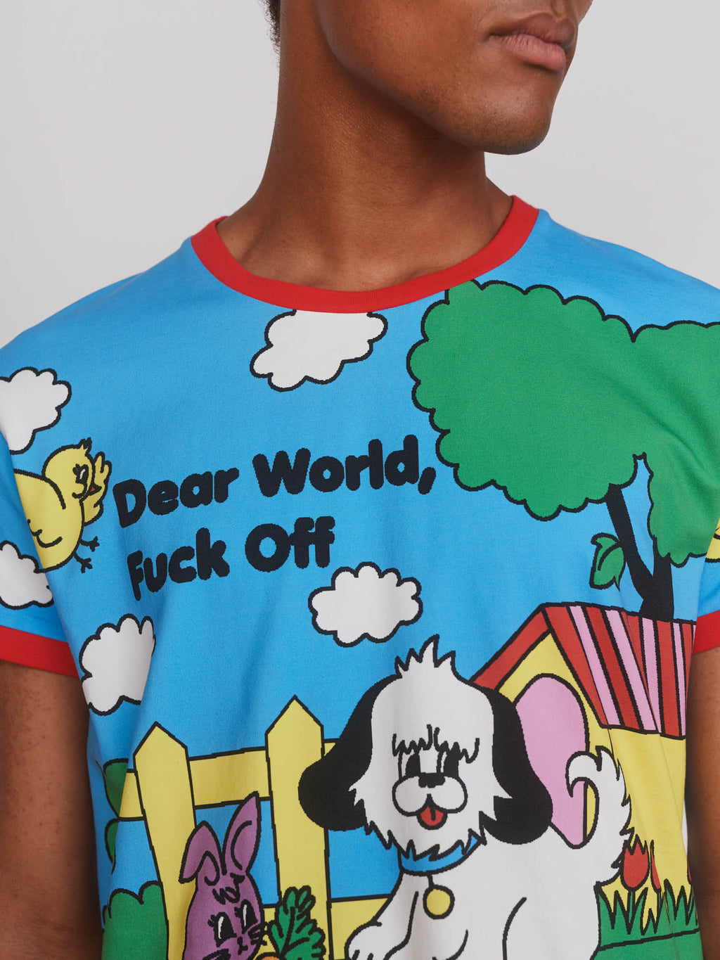 Dear World Fitted Tee