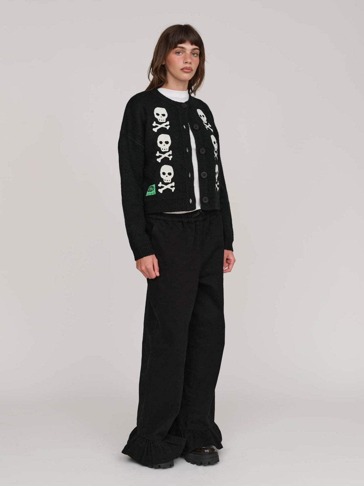 Skull And Crossbones Cardigan