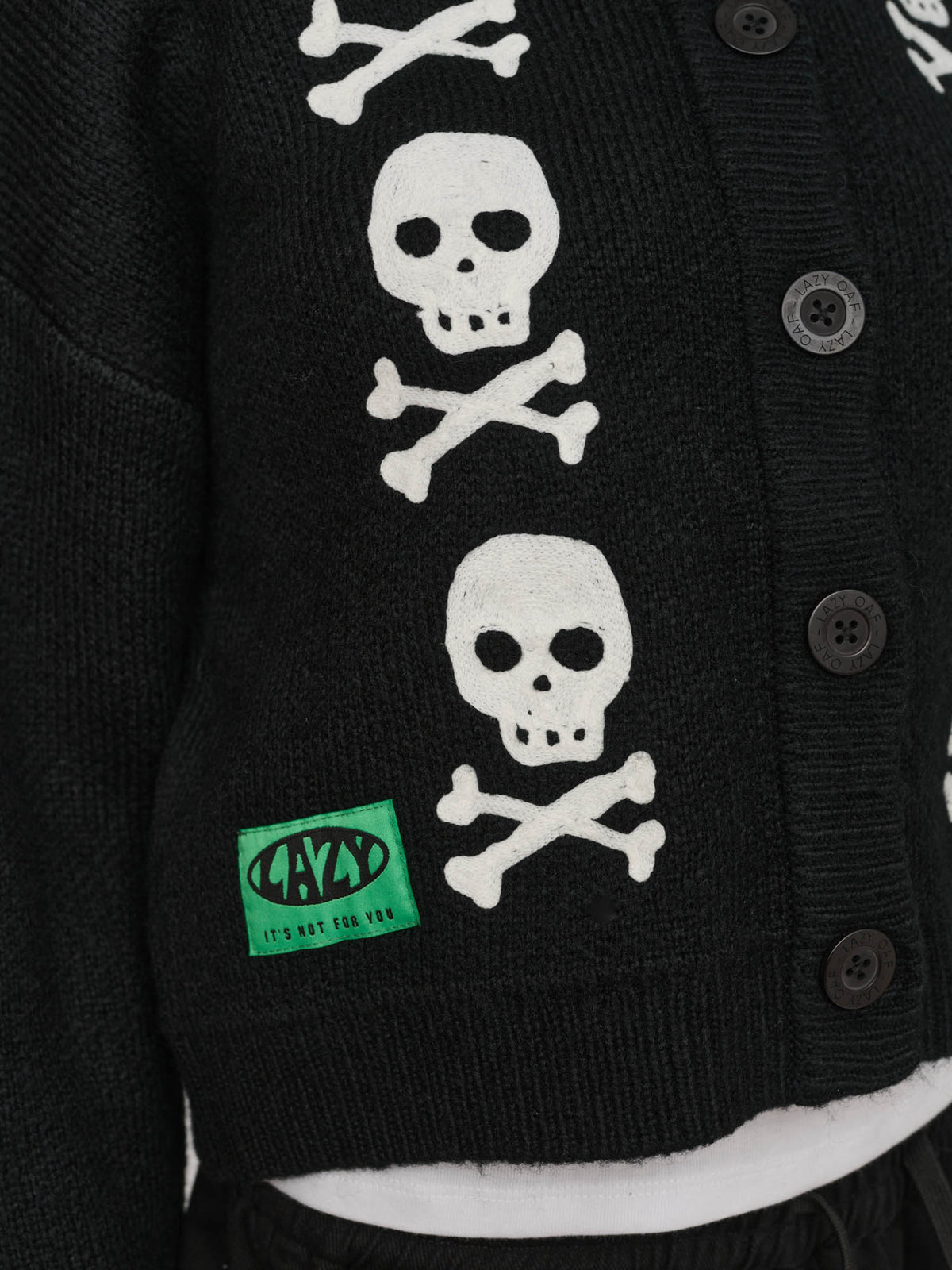 Skull And Crossbones Cardigan