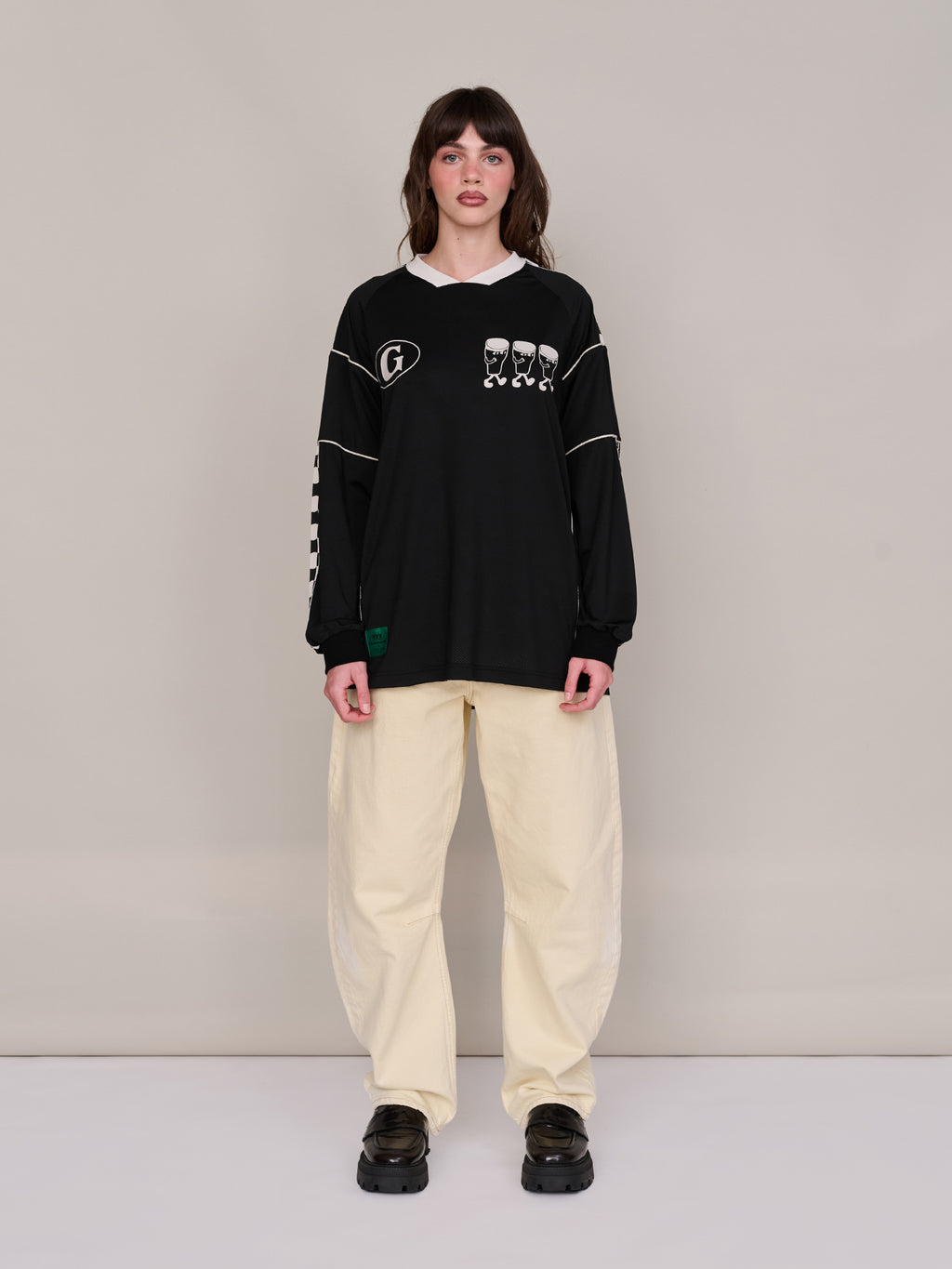 model:Molly wears size S and is 5’ 7”