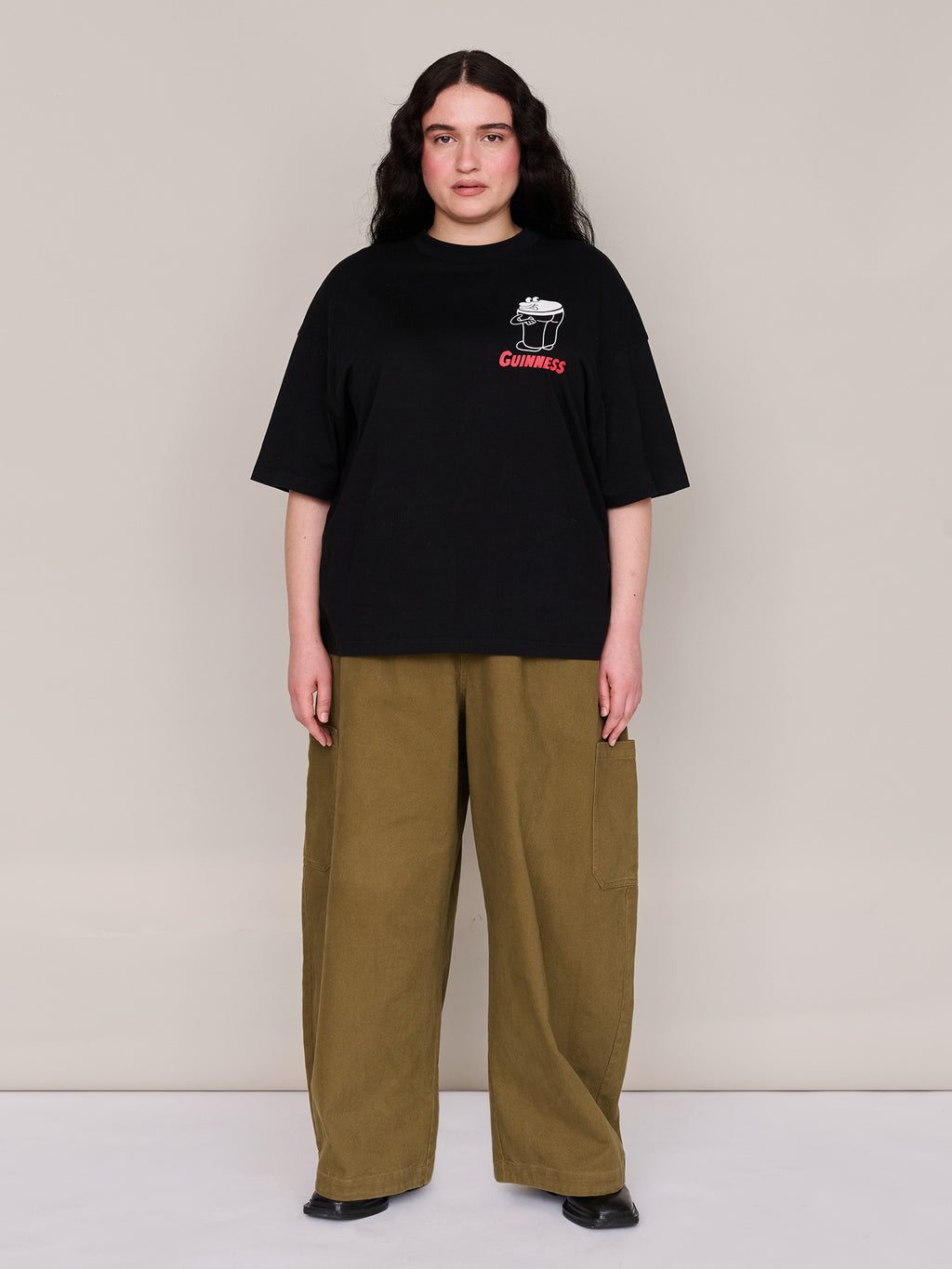 model:Yasmin wears size L and is 5’4”