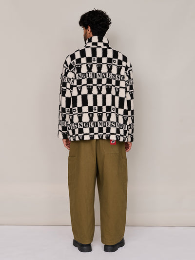 Guinness x Lazy Oaf Checkered Pints Fleece