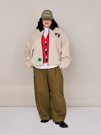 model:Yasmin wears size L and is 5’4”