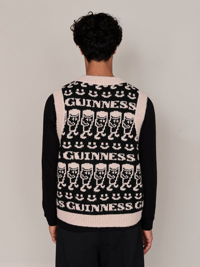 Guinness X Lazy Oaf Emotions Knitted Vest