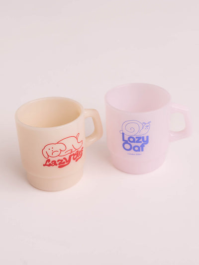 I'm A Tired Dog Glass Mug