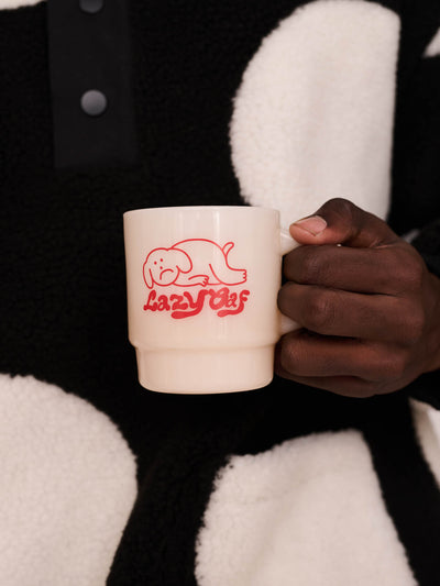 I'm A Tired Dog Glass Mug