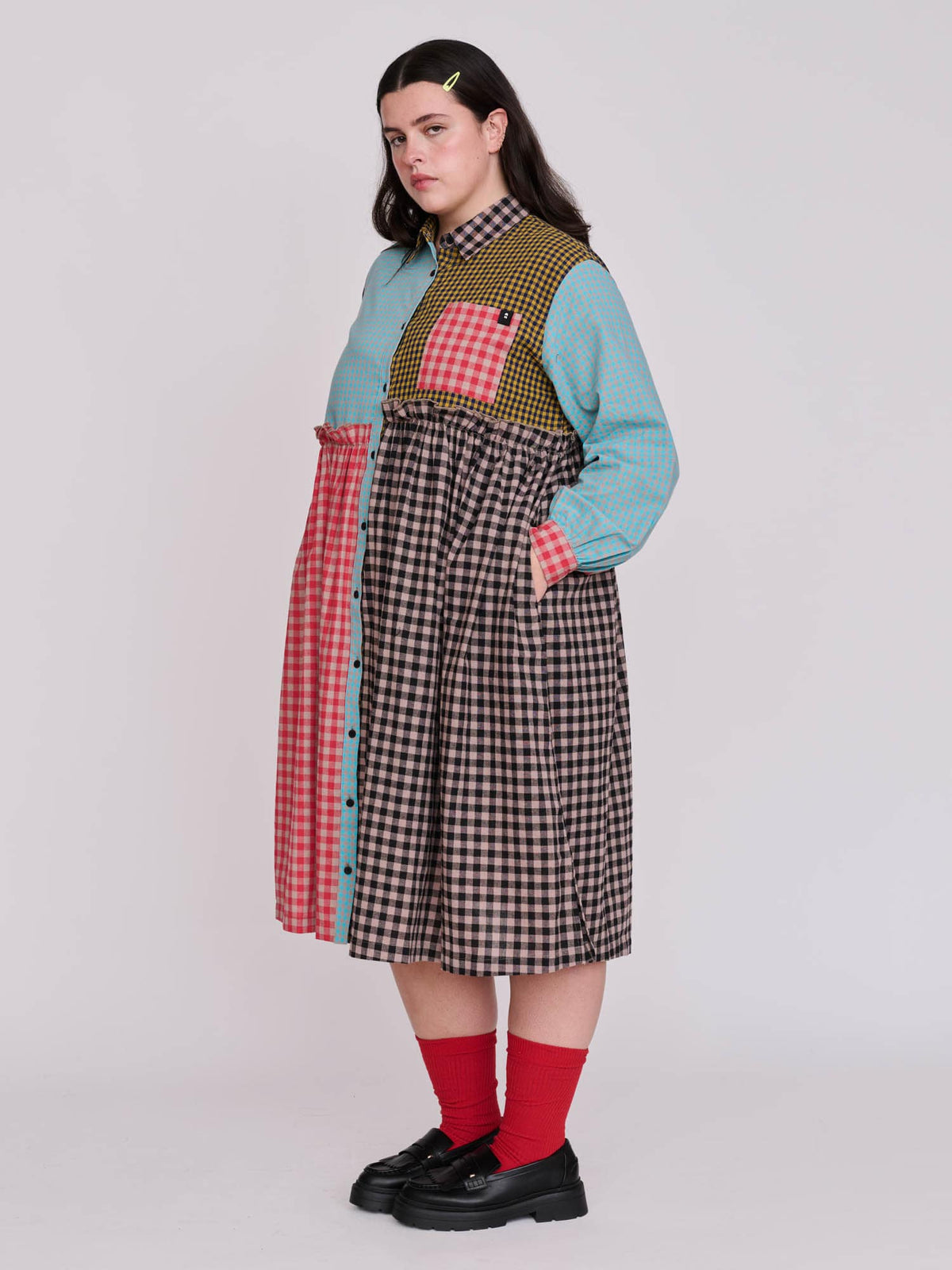 model:Bella wears size XXL and is 5’10”
