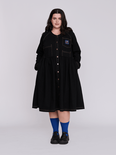 collection-curve, model:Bella wears size XXL and is 5’10”