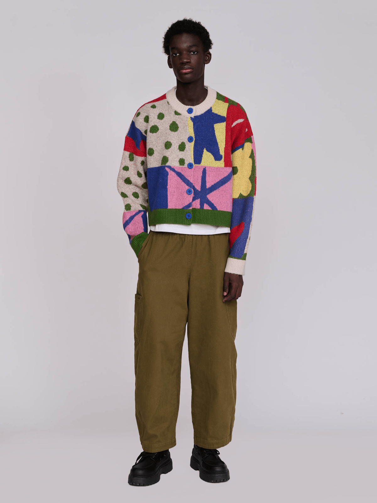 model:Elhadj wears size XXL and is 6’1”, collection-mens-jumpers-cardigans, 