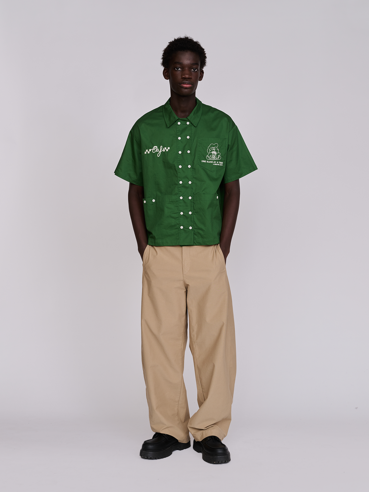 model:Elhadj wears size L and is 6’1”