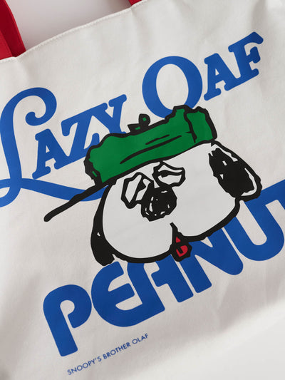 Lazy Oaf x Peanuts Olaf Canvas Tote Bag