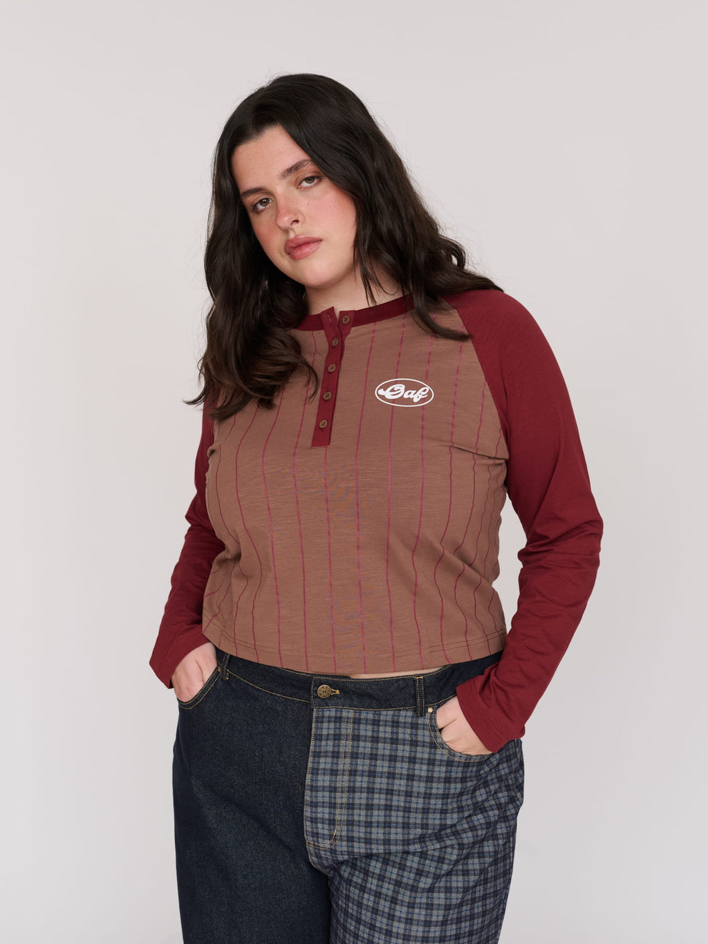 collection-curve, model:Bella wears size XXL and is 5’10”, collection-curve-tops