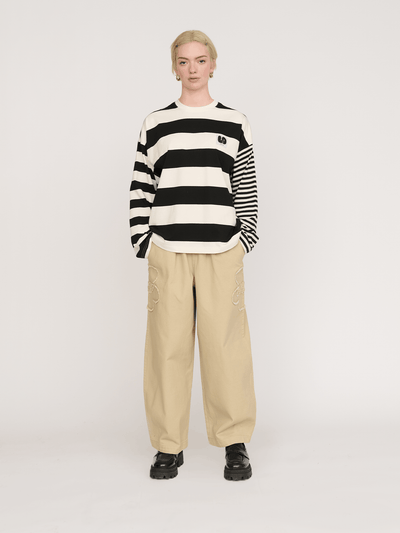 model:Emmie wears size S and is 5’6”