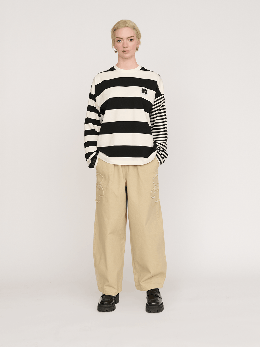 model:Emmie wears size S and is 5’6”