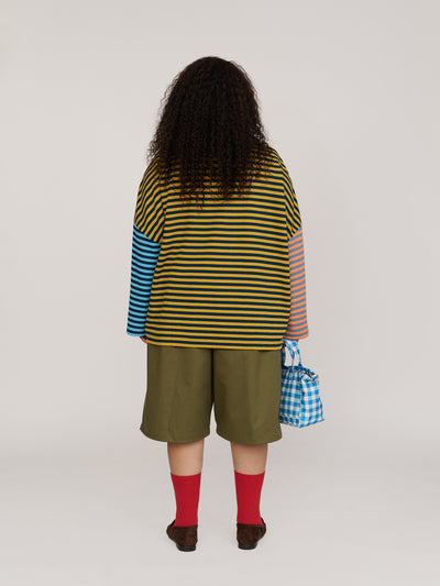 model:Zaynab wears size L and is 5’8”