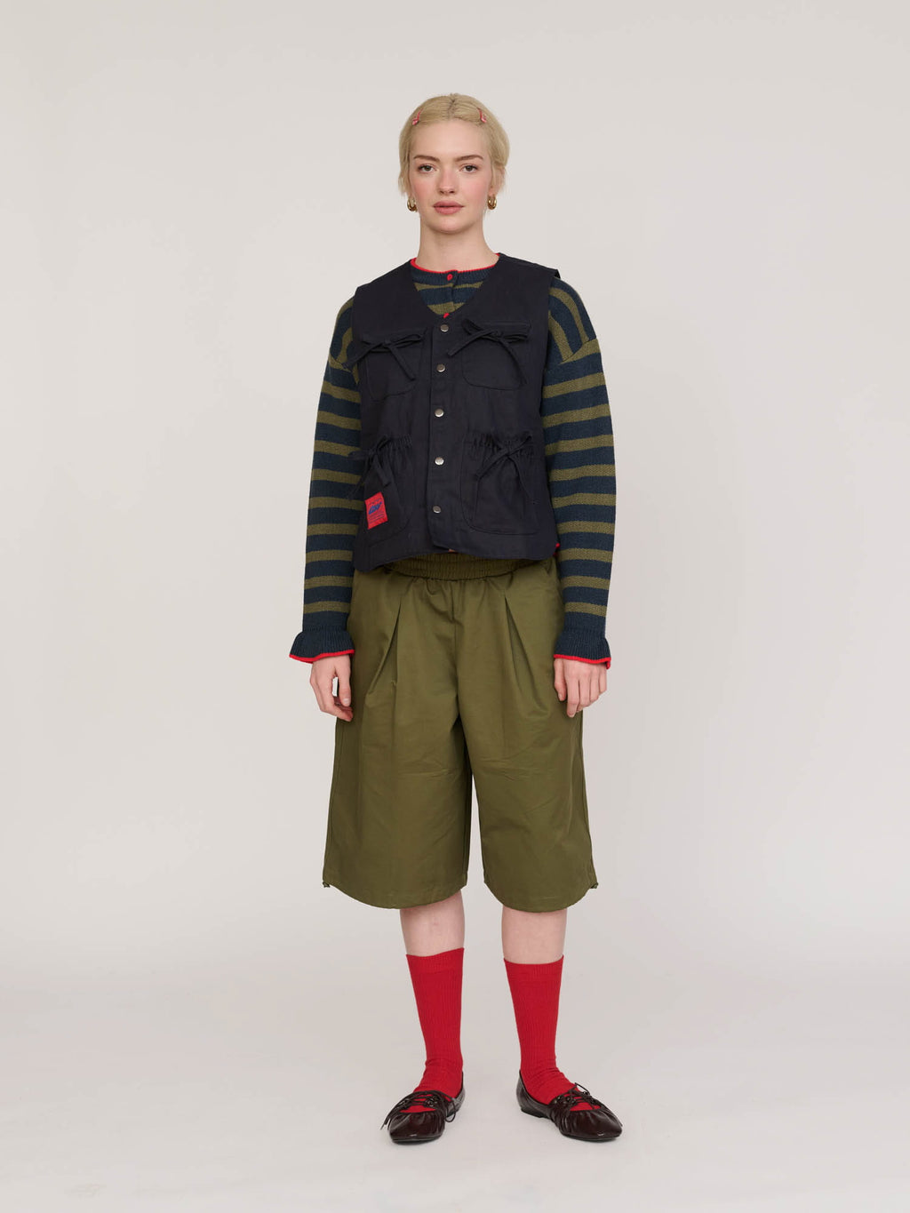 model:Emmie wears size S and is 5’6”