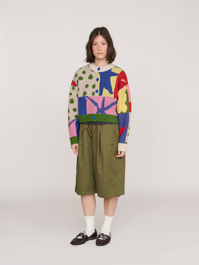 Abstract Cardigan