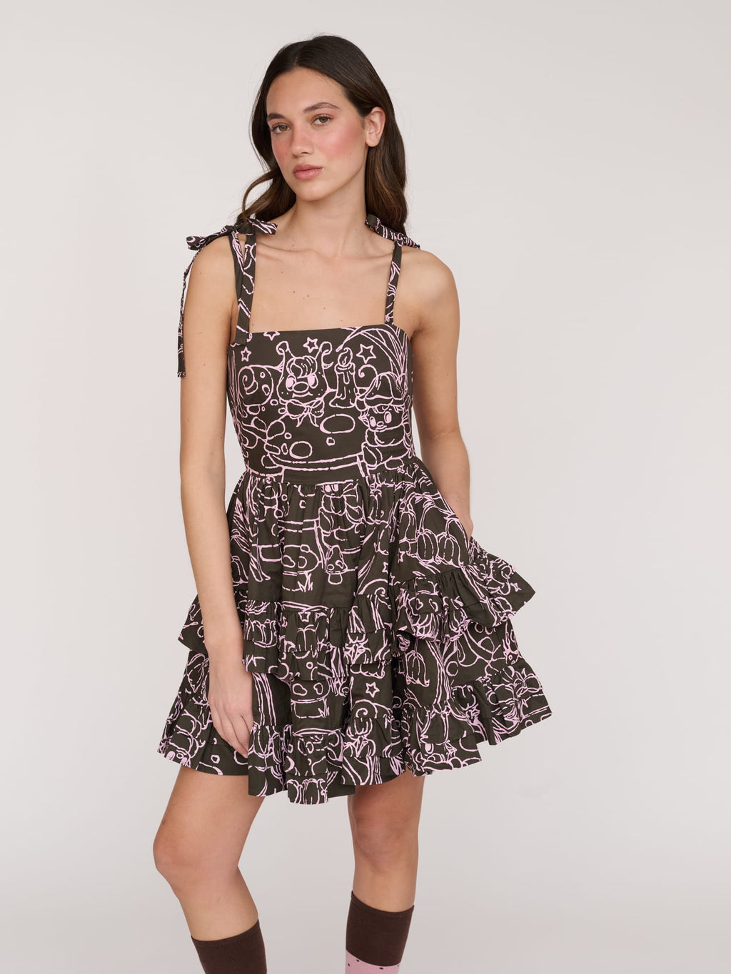 model:Azul wears size 8 and is 5’8”