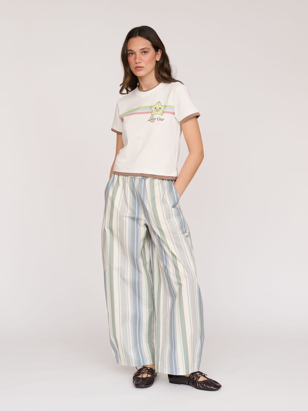 model:Azul wears size S and is 5’8”