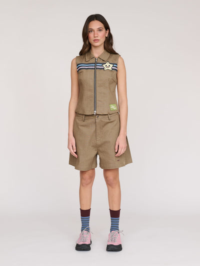 model:Azul wears size S and is 5’8”