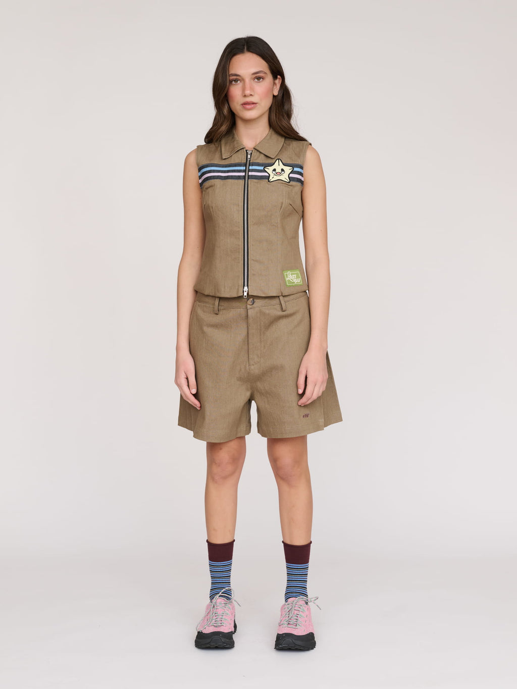 model:Azul wears size S and is 5’8”